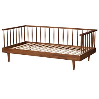Baxton Studio Matilda Daybed with Wooden Frame