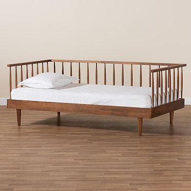 Baxton Studio Matilda Daybed with Wooden Frame