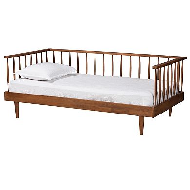 Baxton Studio Matilda Daybed with Wooden Frame