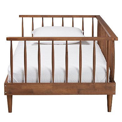 Baxton Studio Matilda Daybed with Wooden Frame
