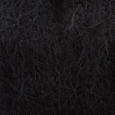 Baxton Studio Bruna 5-Piece Dining Set with Round Table and Upholstered Chairs