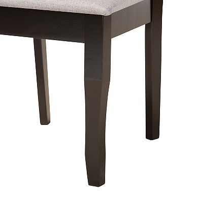 Baxton Studio Jana 7-Piece Dining Set with X-Back Chairs