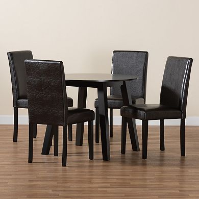 Baxton Studio Emine 5-Piece Dining Set