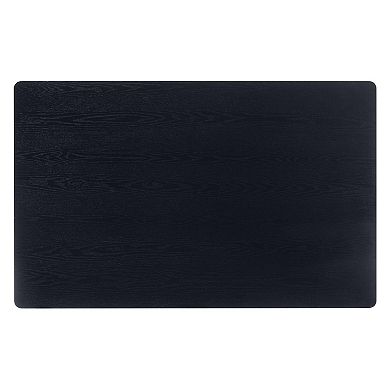 Baxton Studio Darrion 5-Piece Dining Set with Cane-Back Chairs