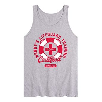 Men's The Sandlot Wendy's Lifeguard Training Certified Since '62 Graphic Tank Top