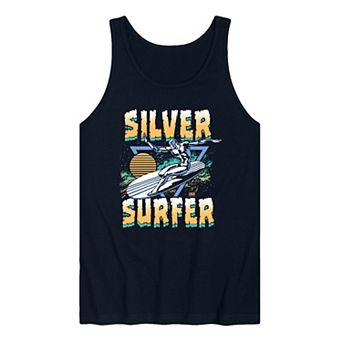 Men's Marvel The Fantastic Four Silver Surfer Graphic Tank Top