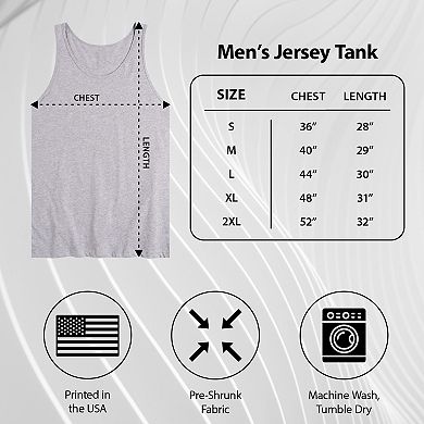 Men's "Sup Bruh?" Surfing Shark Graphic Tank Top