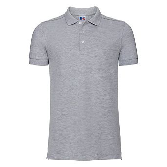 Russell Mens Stretch Short Sleeve Polo Shirt