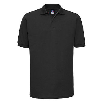 Russell Mens Ripple Collar & Cuff Short Sleeve Polo Shirt