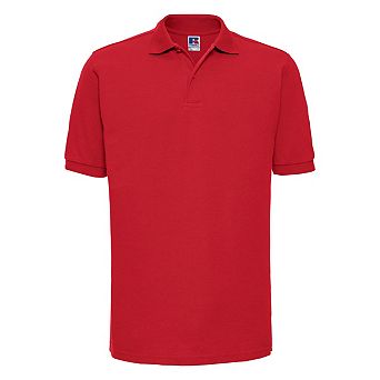 Russell Mens Ripple Collar & Cuff Short Sleeve Polo Shirt