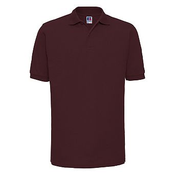 Russell Mens Ripple Collar & Cuff Short Sleeve Polo Shirt