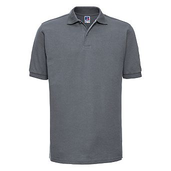 Russell Mens Ripple Collar & Cuff Short Sleeve Polo Shirt