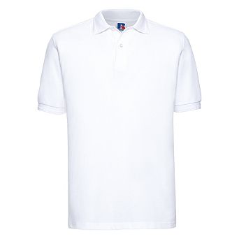 Russell Mens Ripple Collar & Cuff Short Sleeve Polo Shirt