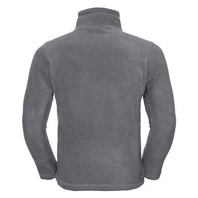 Russell Mens Zip Neck Outdoor Fleece Top