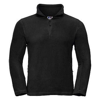 Russell Mens Zip Neck Outdoor Fleece Top