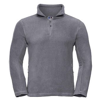Russell Mens Zip Neck Outdoor Fleece Top