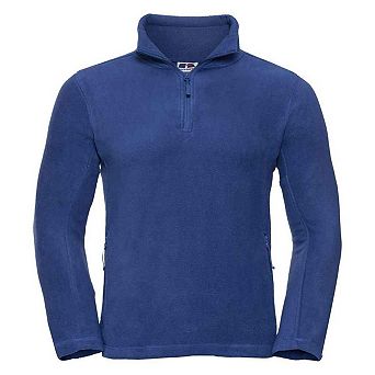Russell Mens Zip Neck Outdoor Fleece Top