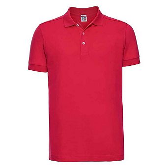 Russell Mens Pique Stretch Polo Shirt