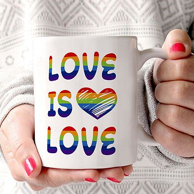 Pride Collection (Love Is Love) 11 oz Ceramic Mug WMUG1171