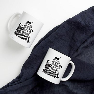 Halloween Collection (Black Flame Candle) 11 oz Ceramic Mug WMUG1367