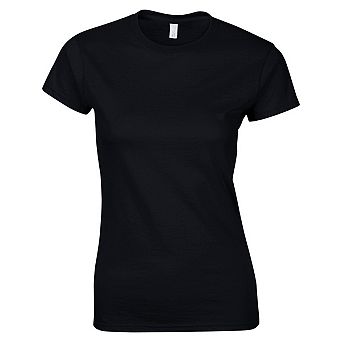 Gildan Womens/Ladies Softstyle Plain Ringspun Cotton Fitted T-Shirt