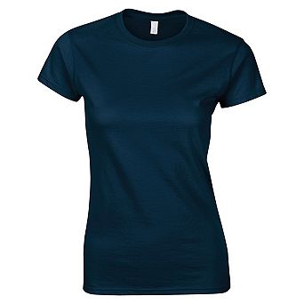 Gildan Womens/Ladies Softstyle Plain Ringspun Cotton Fitted T-Shirt