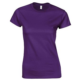 Gildan Womens/Ladies Softstyle Plain Ringspun Cotton Fitted T-Shirt