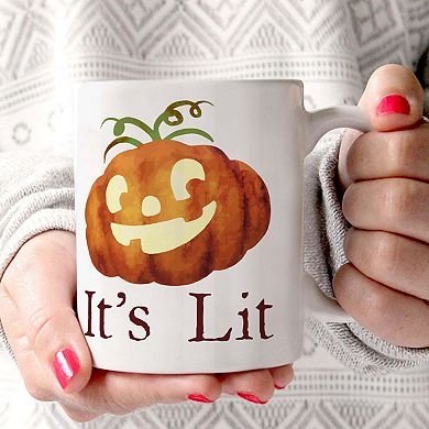 Halloween Collection (Halloween - Its Lit) 11 oz Ceramic Mug WMUG1173