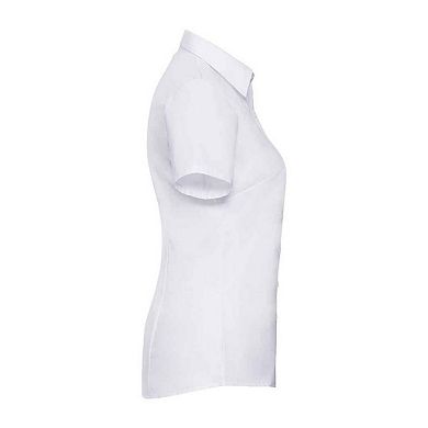 Russell Collection Womens/Ladies Herringbone Formal Shirt