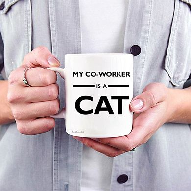 Career Collection (My Co-worker is a Cat) 11 oz Ceramic Mug WMUG1114