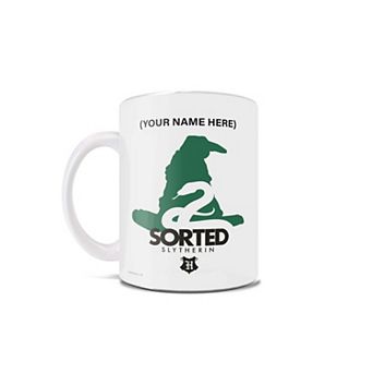 Harry Potter (Slytherin - Minimalist Sorting Hat) 11 oz White Ceramic Mug WMUG1044