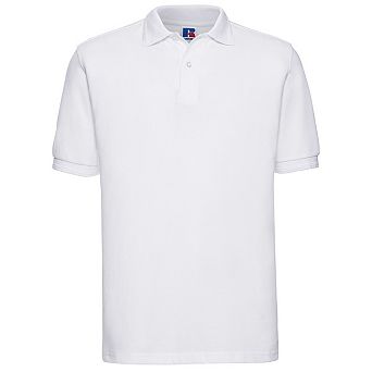 Russell Mens Polycotton Pique Hardwearing Polo Shirt