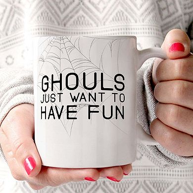 Halloween Collection (Halloween - Ghouls Just Want To Have Fun) 11 oz Ceramic Mug WMUG1177