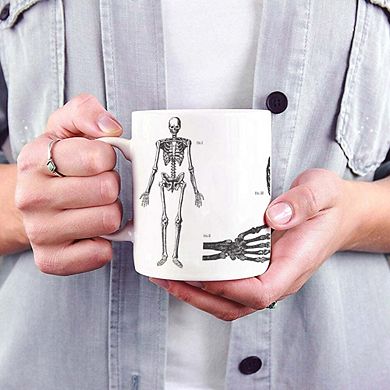 Halloween Collection (Skeleton Anatomy) 11 oz Ceramic Mug WMUG1365