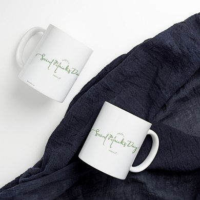 St. Patricks Day Collection (Script) 11 oz Ceramic Mug WMUG1246