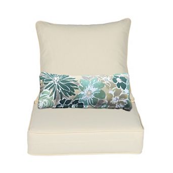 Aoodor Outdoor Chair Cushion, 24 x 24 Inch Water-Resistant, Fade-Resistant Olefin Fabric Patio Seat