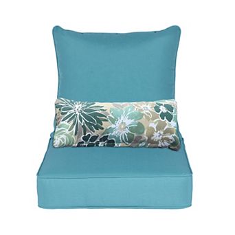 Aoodor Outdoor Chair Cushion, 24 x 24 Inch Water-Resistant, Fade-Resistant Olefin Fabric Patio Seat