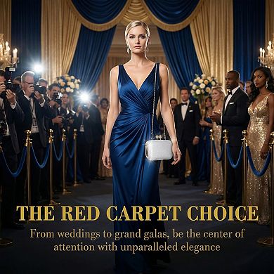 Clutch Purses for Women Beaded Evening Bag with Removable Chain