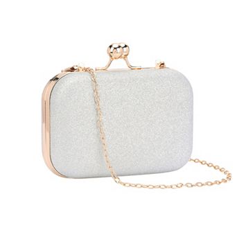 Clutch Purses for Women Beaded Evening Bag with Removable Chain