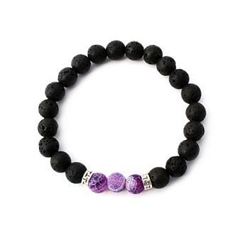 Aromatherapy Bracelet Set w 1 ml Lavender EO - Gift Boxed
