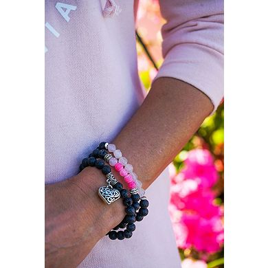 Aromatherapy Bracelet Set w 1 ml Lavender EO - Gift Boxed