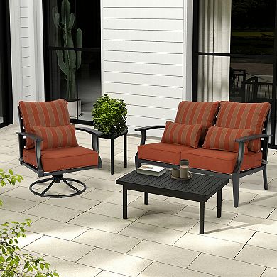 Aoodor Outdoor/Indoor Deep Seat Chair Cushion Set - 22 x 24 inches