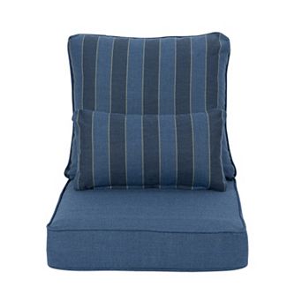 Aoodor Outdoor/Indoor Deep Seat Chair Cushion Set - 22 x 24 in