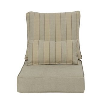 Aoodor Outdoor/Indoor Deep Seat Chair Cushion Set - 22 x 24 in
