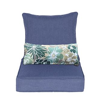 Aoodor Outdoor/Indoor Deep Seat Chair Cushion Set - 22 x 24 in