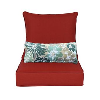 Aoodor Outdoor/Indoor Deep Seat Chair Cushion Set - 22 x 24 in