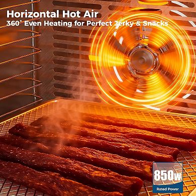 OSTBA Food Dehydrator, 12Trays, 95165℉, 48h Digital Timer, Recipe for Fruit, Vegetable, Jerky, Herb