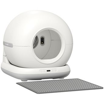 PawHut Automatic Litter Box, Self Cleaning Litter Box for Multiple Cats