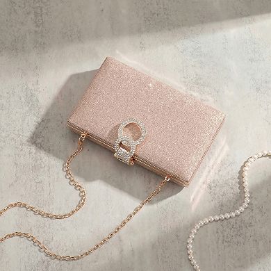 Clutch Purses for Women Rhinestone Party Prom Evening Handbag with Chain