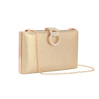 Clutch Purses for Women Rhinestone Party Prom Evening Handbag with Chain